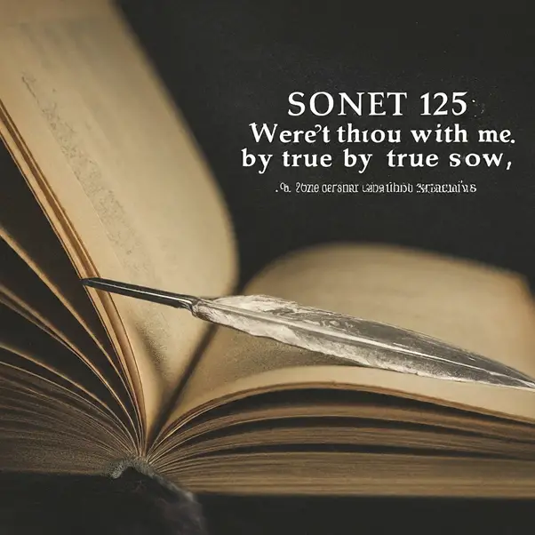 "Sonnet 125" by William Shakespeare: A Critical Analysis