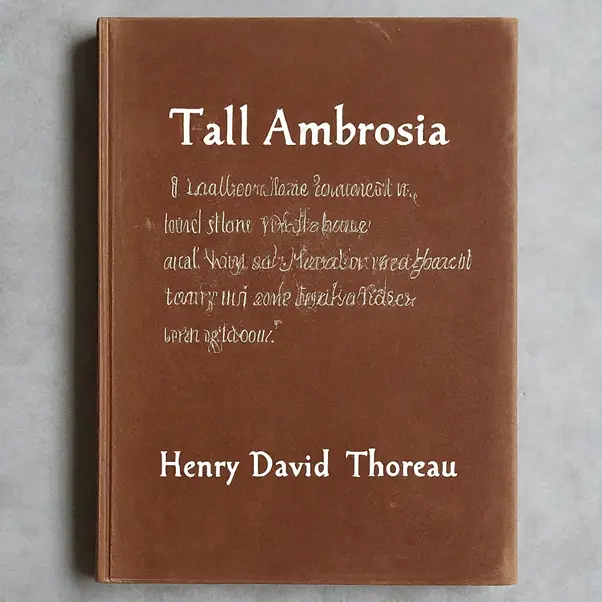 "Tall Ambrosia" by Henry David Thoreau: A Critical Analysis
