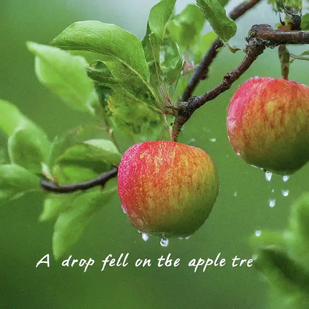 "A Drop Fell on the Apple Tree" by Emily Dickinson: A Critical Analysis