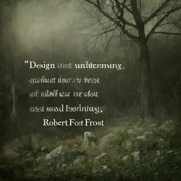 "Design" by Robert Frost: A Critical Analysis