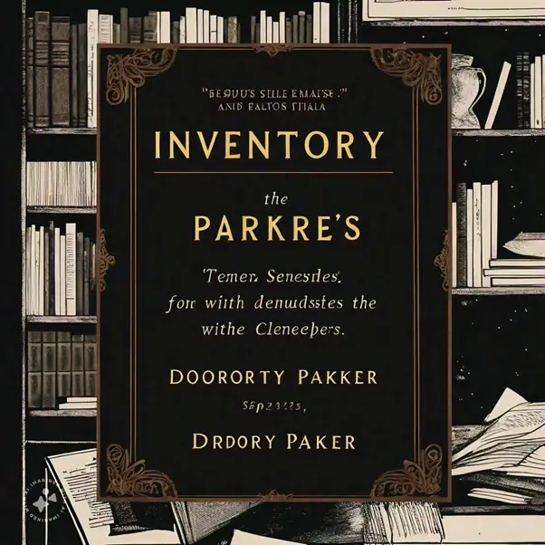 "Inventory" by Dorothy Parker: A Critical Analysis