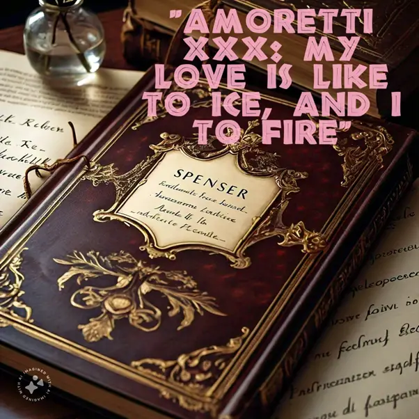 "Amoretti XXX: My Love is like to ice, and I to fire" by Edmund Spenser