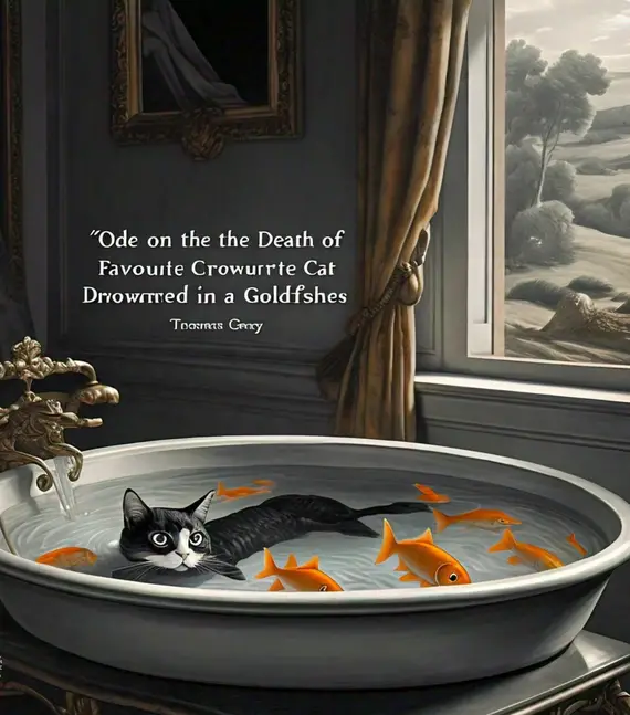 "Ode on the Death of a Favourite Cat Drowned in a Tub of Goldfishes" by Thomas Gray: A Critical Analysis