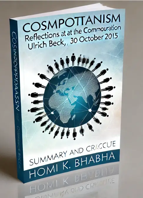 "Cosmopolitanism: Reflections at the Commemoration of Ulrich Beck, 30 October 2015" by Homi K. Bhabha: Summary and Critique