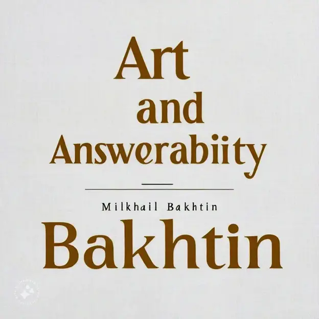 "Art and Answerability" by Mikhail Bakhtin: Critique of the Essay