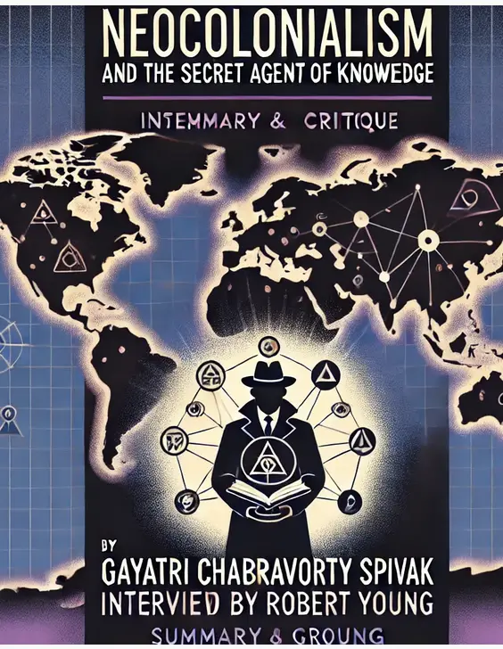 "Neocolonialism and the Secret Agent of Knowledge" by Gayatri Chakravorty Spivak interviewed by Robert Young: Summary and Critique