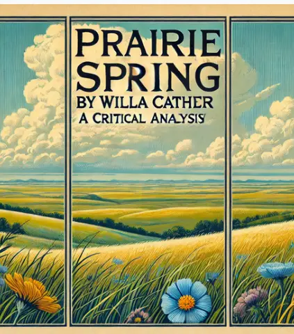 "Prairie Spring" by Willa Cather: A Critical Analysis