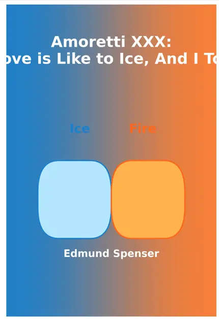 "Amoretti XXX: My Love is Like to Ice, And I To Fire" by Edmund Spenser: A Critical Analysis