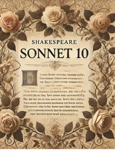 "Sonnet 10: For shame deny that thou bear'st love to any" by William Shakespeare: A Critical Analysis