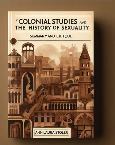 "Colonial Studies and The History Of Sexuality" By Ann Laura Stoler: Summary and Critique