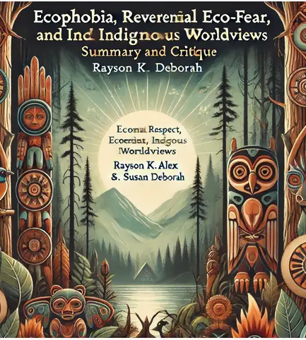 "Ecophobia, Reverential Eco-Fear, And Indigenous Worldviews" By Rayson K. Alex And S. Susan Deborah: Summary And Critique