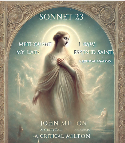 "Sonnet 23: Methought I Saw My Late Espoused Saint" by John Milton: A Critical Analysis