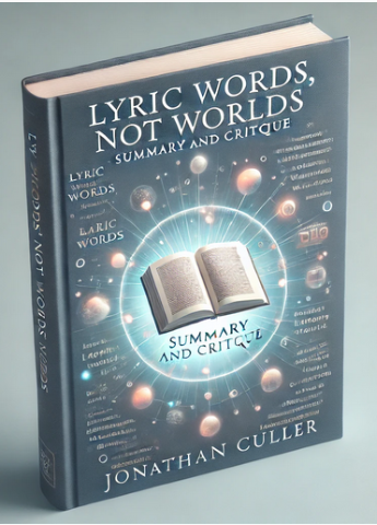 "Lyric Words, not Worlds" by Jonathan Culler: Summary and Critique