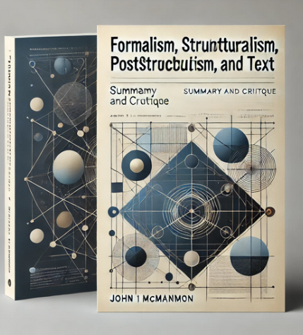 "Formalism, Structuralism, Poststructuralism, and Text" by John 1. McManmon: Summary and Critique