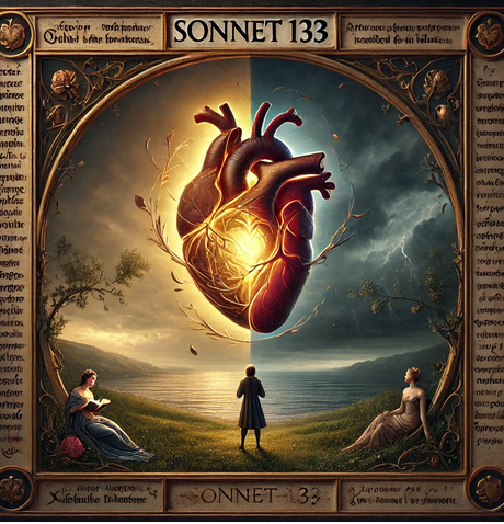 "Sonnet 133: Beshrew that heart that makes my heart to groan" by William Shakespeare