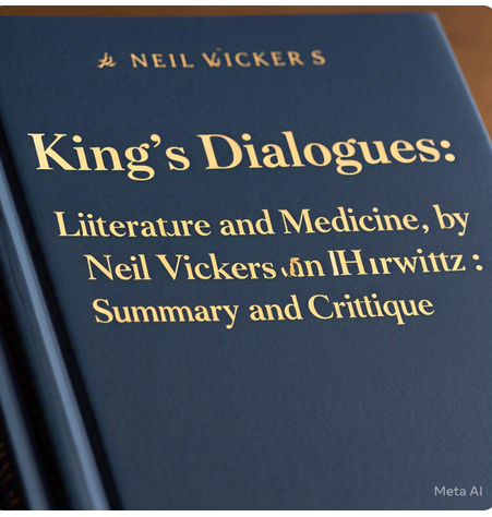 "King's Dialogues: Literature and Medicine" by Neil Vickers and Brian Hurwitz: Summary and Critique