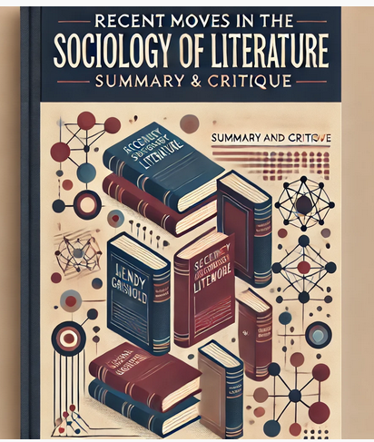 "Recent Moves In The Sociology Of Literature" by Wendy Griswold: Summary and Critique
