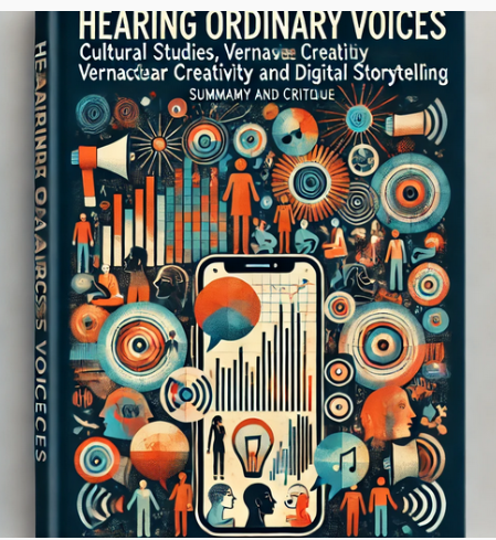 "Hearing Ordinary Voices: Cultural Studies, Vernacular Creativity and Digital Storytelling" by Jean Burgess: Summary and Critique