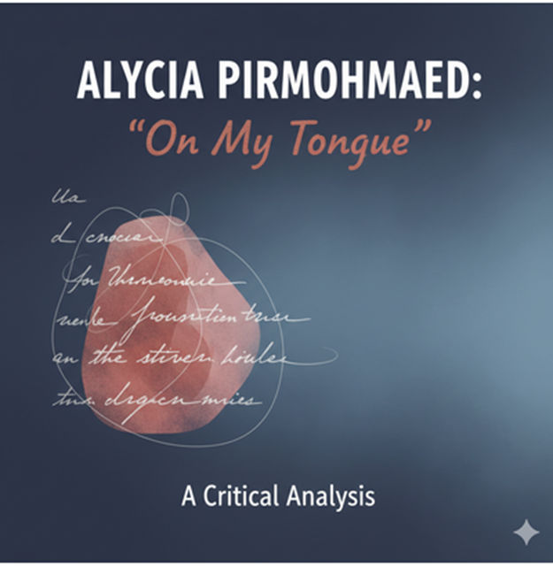 "On My Tongue" by Alycia Pirmohamed: A Critical Analysis