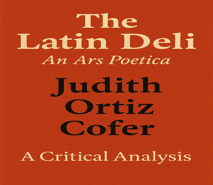 “The Latin Deli: An Ars Poetica” by Judith Ortiz Cofer: A Critical Analysis